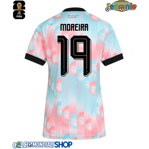 Maglie da calcio Belgio Diego Moreira #19 Seconda Maglia Femminile Mondiali 2026  Manica Corta